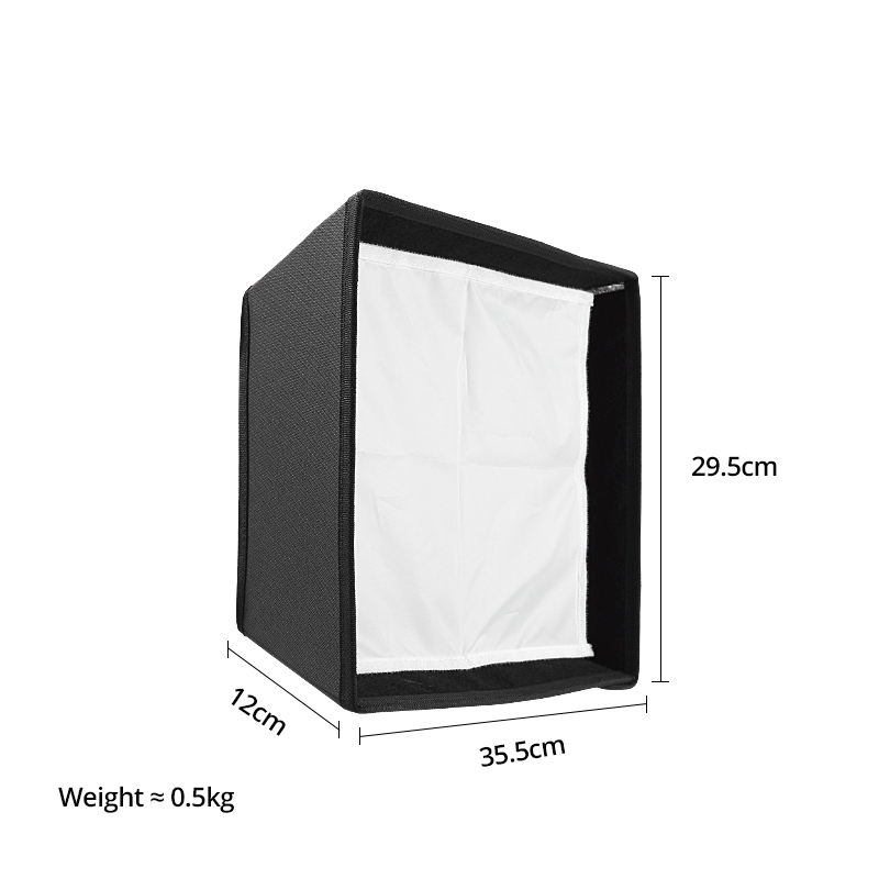 Photography Lighting Brands - AMBITFUL LEDP60C ซอฟต์บ็อกซ์แบบแบนเฉพาะรุ่น + ตะแกรง (ใช้ได้เฉพาะกับแบรนด์