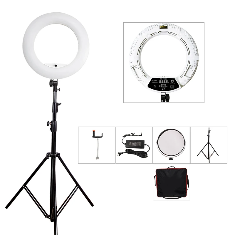 Led Ring Light 18 - Yidoblo White FD-480II ไฟวงแหวนปรับความสว่างได้สำหรับสตูดิโอ ขนาด 18