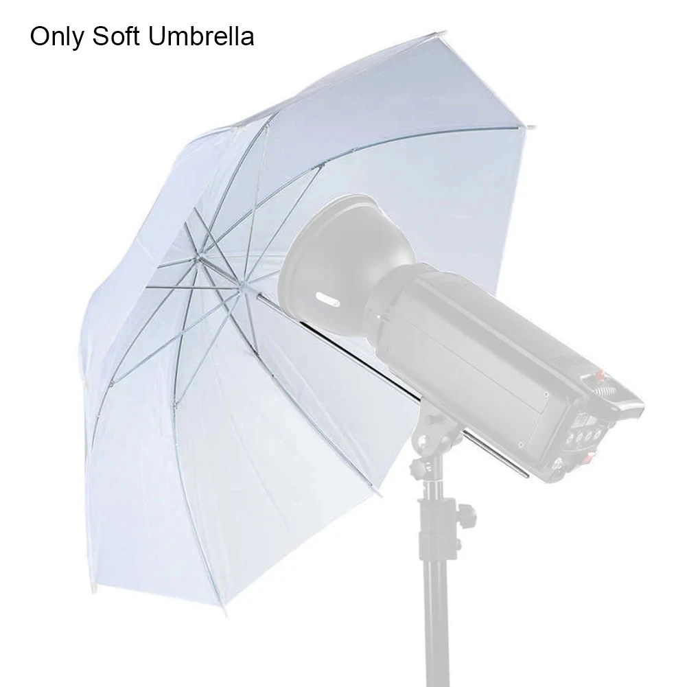 Photography Lighting With Flash - 20 นิ้วสตูดิโอถ่ายภาพแสงแฟลชโปร่งแสงสีขาวถ่ายภาพ Daylight Reflector ร่มนุ่มพับได้สําหรับการถ่ายภาพ