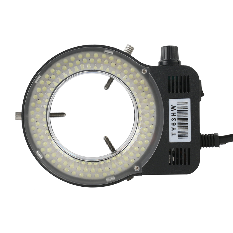 Photography Lighting Diagram - ไฟวงแหวน LED ปรับระดับได้ 144 ดวง สำหรับกล้องจุลทรรศน์สเตอริโอแบบสามตา