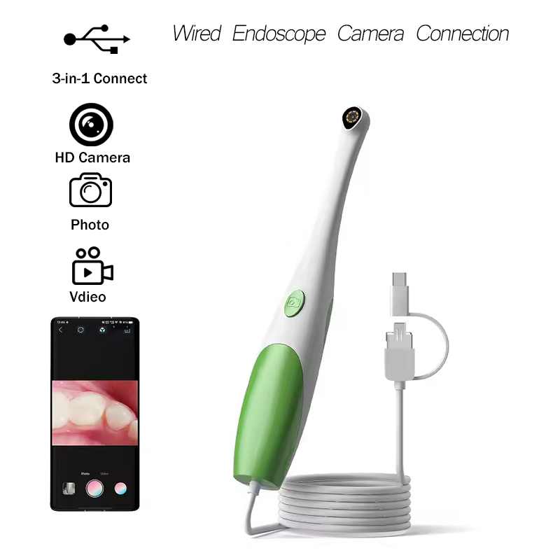 Photography Lighting Diagram - กล้องเอนโดสโคปตรวจช่องปากแบบ HD พร้อมไฟ LED 8 ดวง