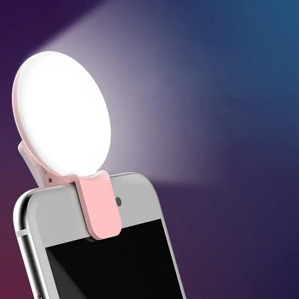 Photography Lighting Tool - โทรศัพท์มือถือ LED Selfie แหวนแสงแบบพกพา Mini ทนทานสามหยุด
