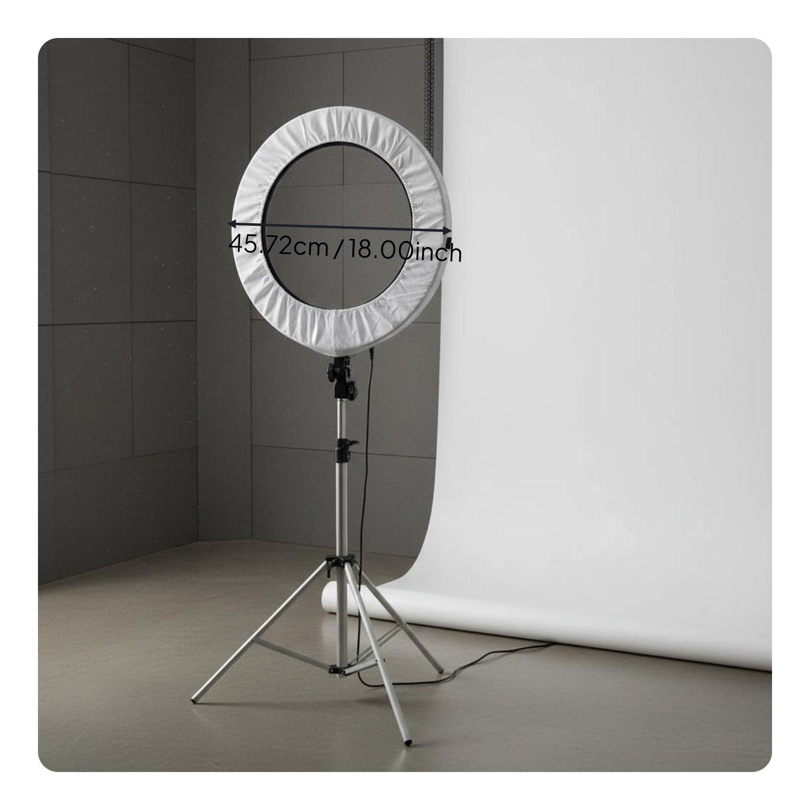 ฝาครอบไฟถ่ายภาพ ผ้าคลุมโคมไฟไน - Led Ring Light 18 บทวิจารณ์และราคา