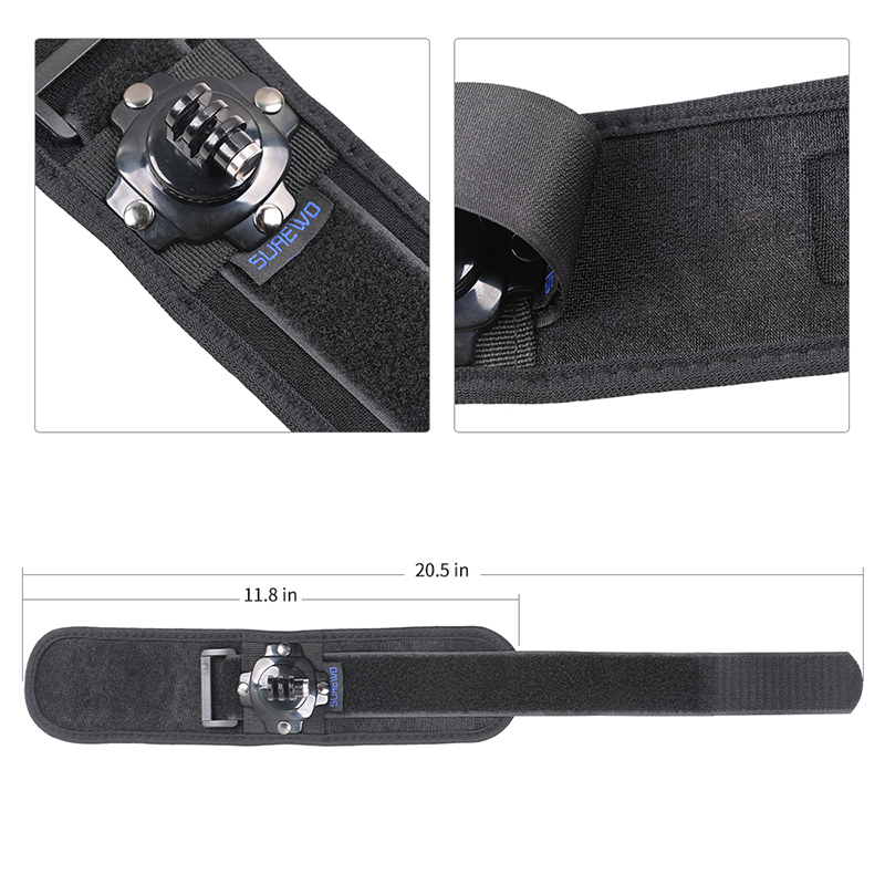 สายรัดข้อมือ SUREWO ใช้ได้กับ  - Gopro Action Camera Hero 12 Black บทวิจารณ์และราคา