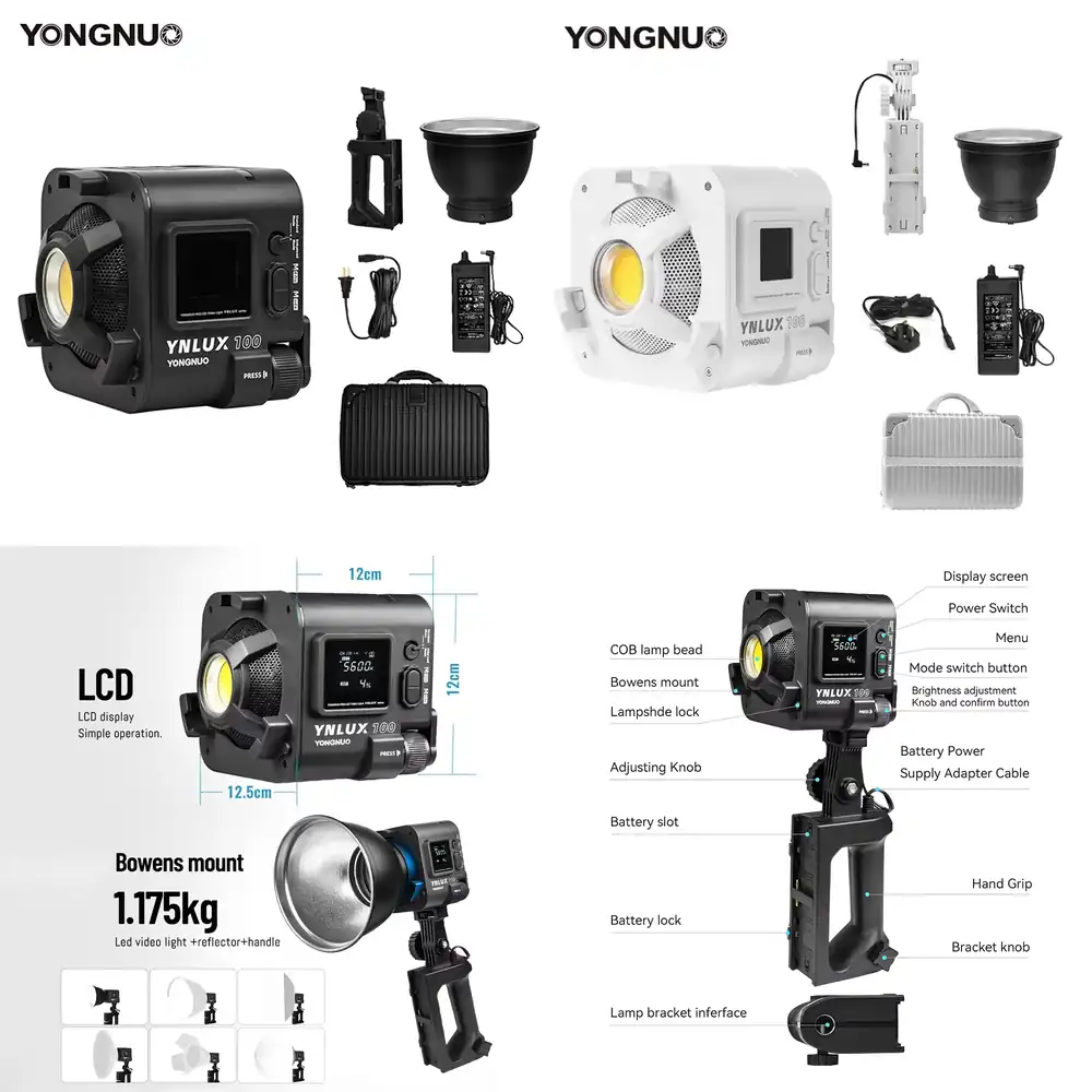 ไฟวิดีโอ LED แบบพกพา YONGNUO Y - Photography With Lighting บทวิจารณ์และราคา