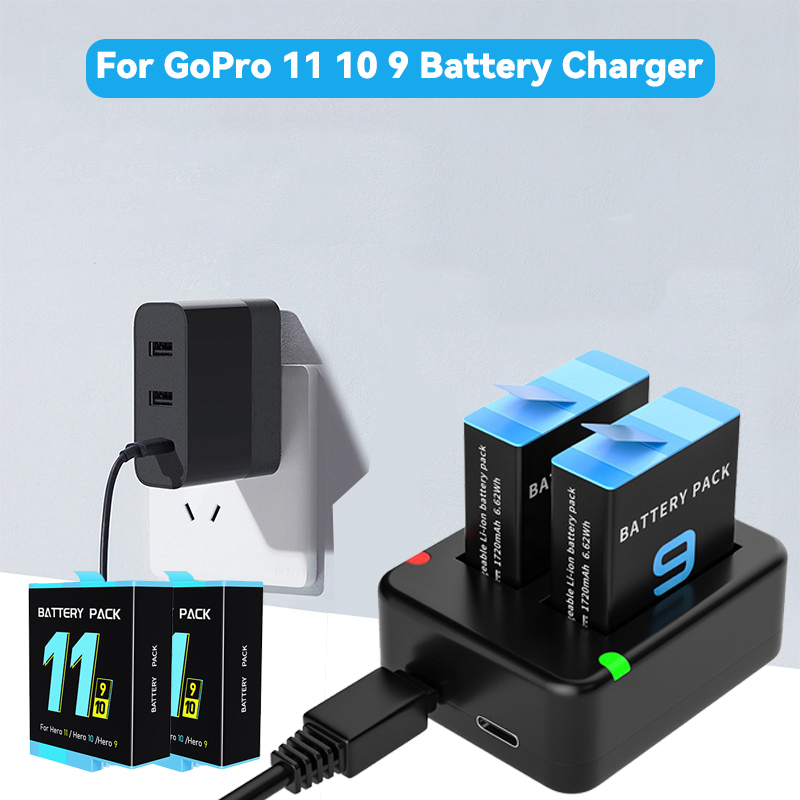พอร์ตคู่ที่ชาร์จแบตเตอรี่คู่ G - Gopro Action Camera Hero 12 Black บทวิจารณ์และราคา
