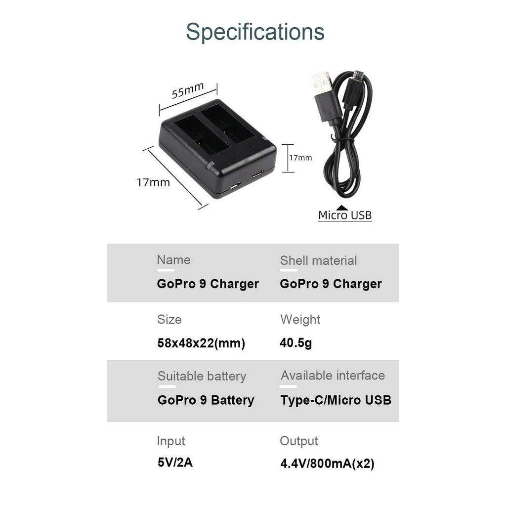 เครื่องชาร์จแบตเตอรี่ Ahdbt-90 - Gopro Action Camera Hero 12 Black บทวิจารณ์และราคา