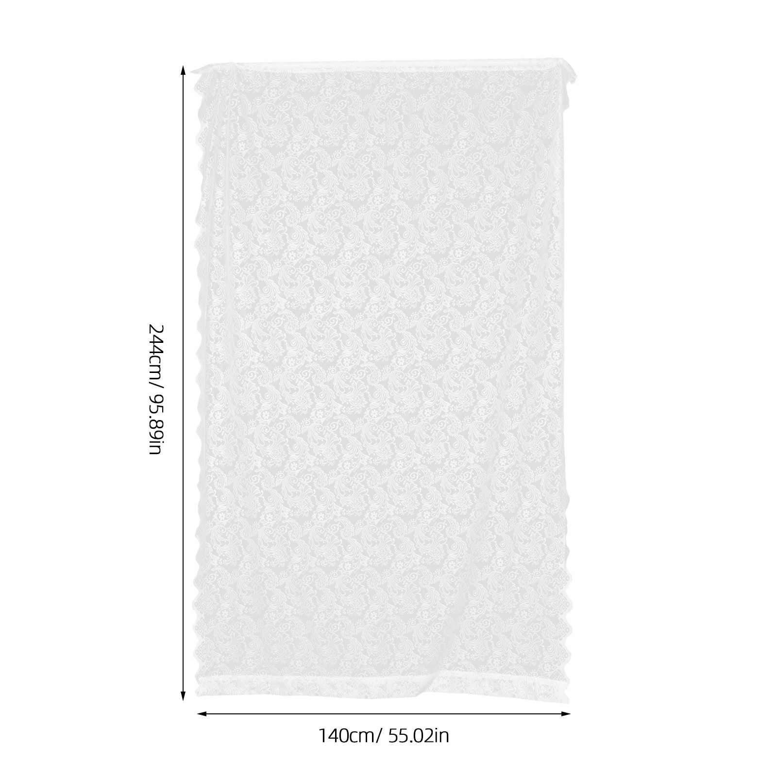 ม่านลูกไม้ปักลายโรแมนติก โปร่ง - Photography With Lighting บทวิจารณ์และราคา