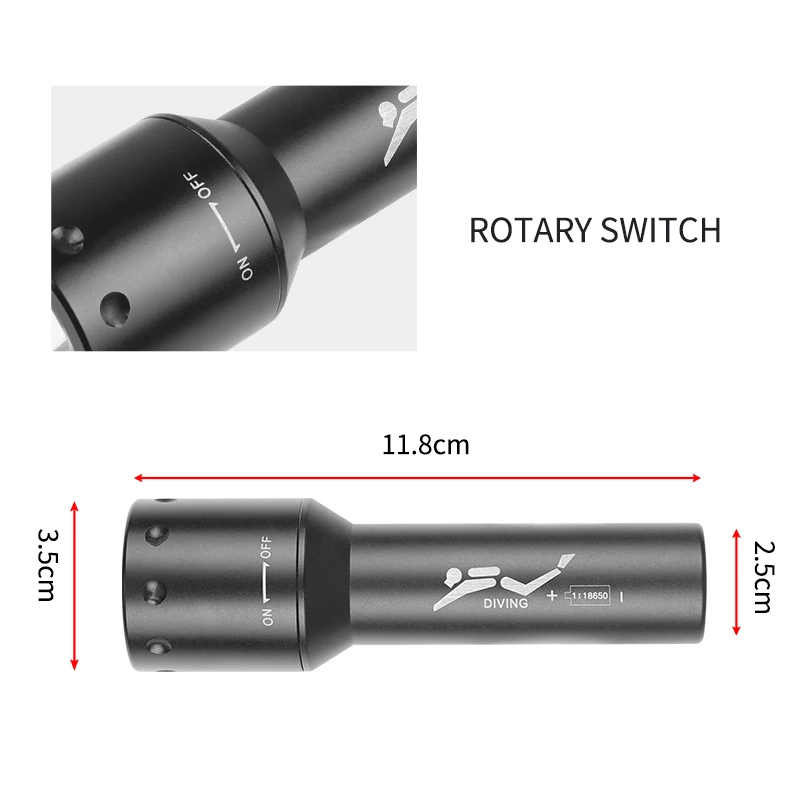 ไฟฉายดำน้ำ LED รุ่นใหม่ T6 ระย - Photography With Lighting บทวิจารณ์และราคา