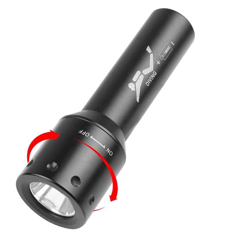 ไฟฉายดำน้ำ LED รุ่นใหม่ T6 ระย - Photography With Lighting บทวิจารณ์และราคา