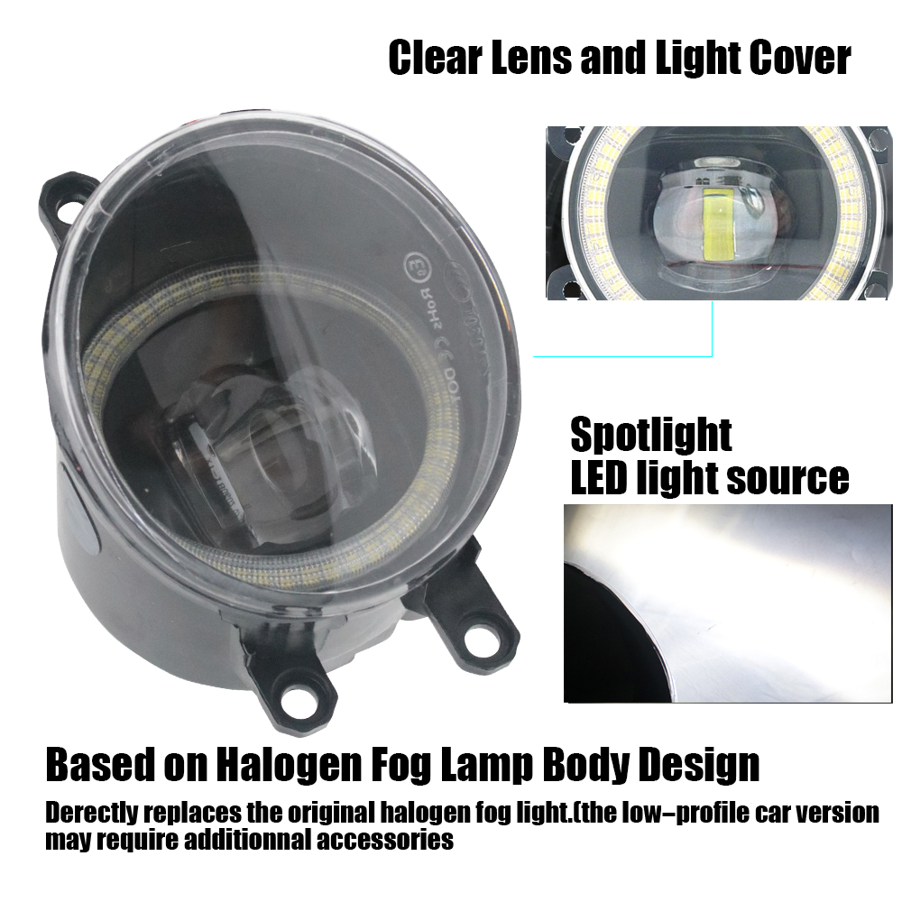 ไฟตัดหมอก LED เลนส์ PTF สําหรั - Led Ring Light 18 บทวิจารณ์และราคา