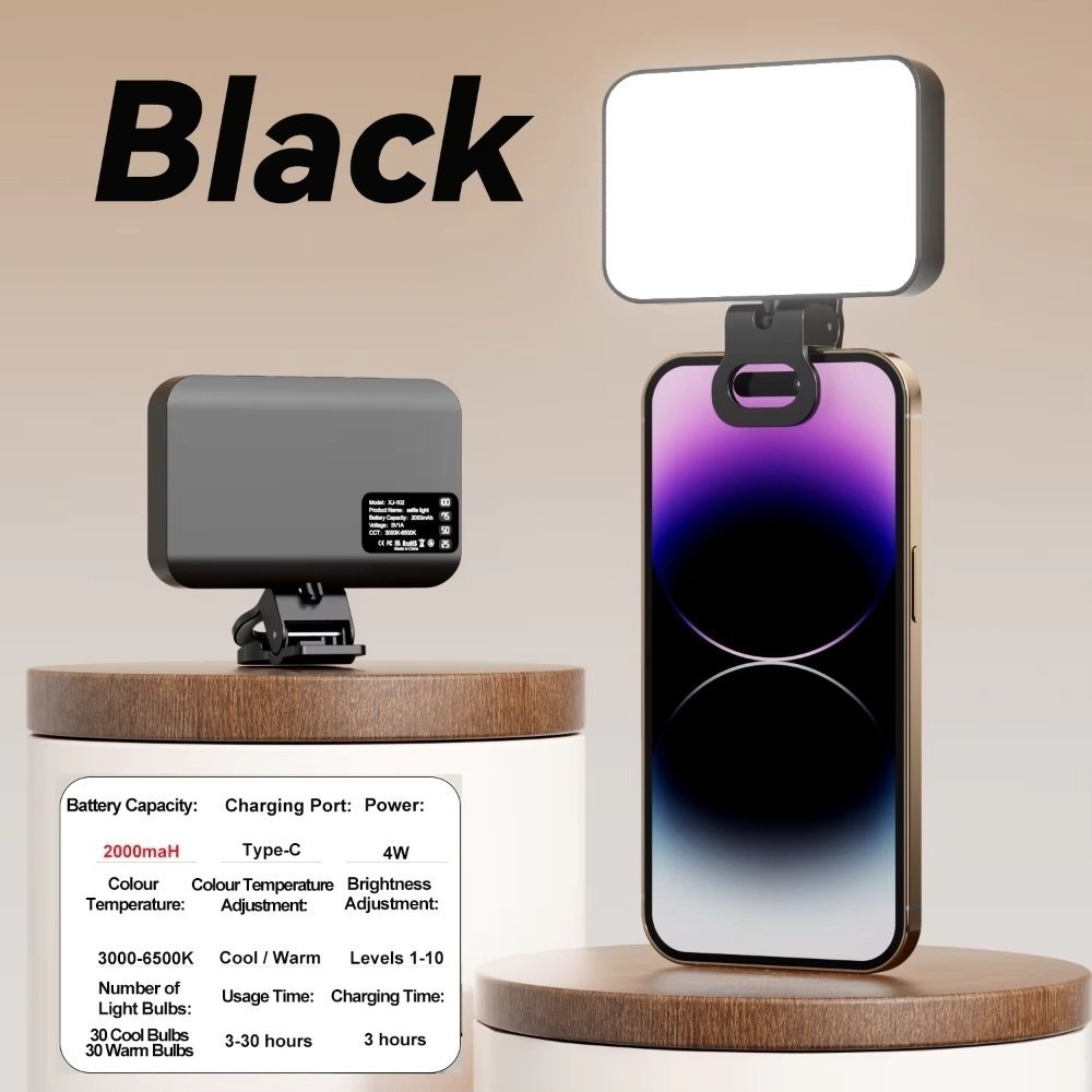 ไฟเซลฟี่ LED 800/1000mAh 3 โหม - Photography Lighting With Flash บทวิจารณ์และราคา