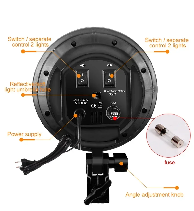 ชุดไฟสตูดิโอถ่ายภาพพร้อมหัวหลอ - Photography Lighting For Portraits บทวิจารณ์และราคา