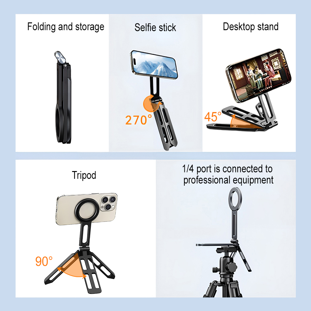 ที่ยึดโทรศัพท์แม่เหล็กแบบสี่แก - Photography With Lighting บทวิจารณ์และราคา